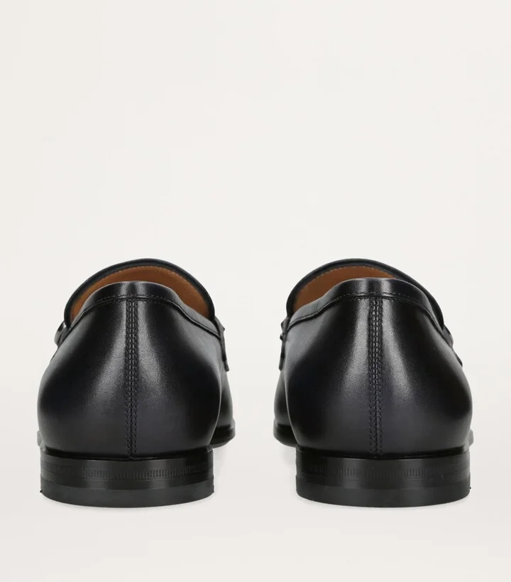 Salvatore Ferragamo Leather Florio Loafers - Image 2