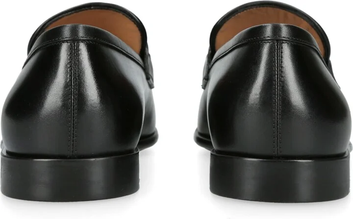 Salvatore Ferragamo Leather Foster Gancho Loafers - Image 2