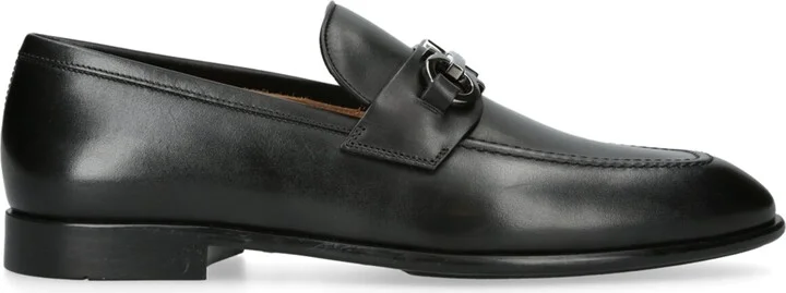 Salvatore Ferragamo Leather Foster Gancho Loafers