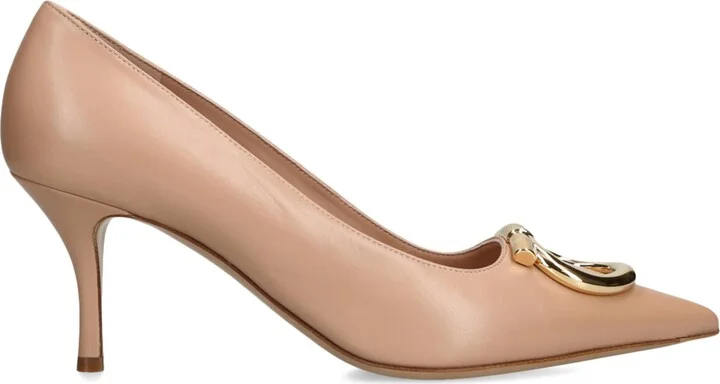 Salvatore Ferragamo Leather Lara Pumps 70