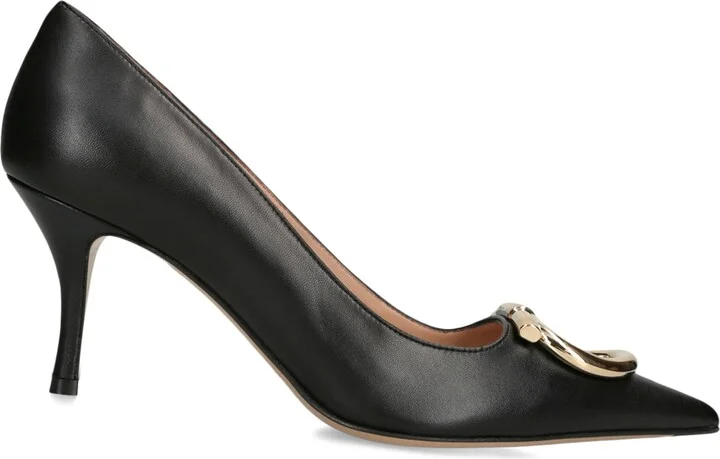 Salvatore Ferragamo Leather Lara Pumps 70