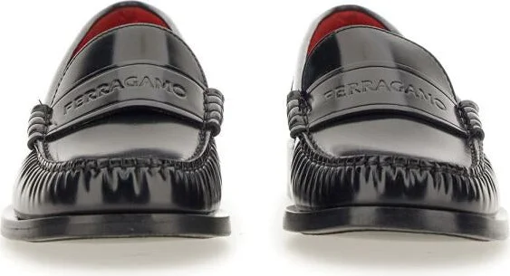 Salvatore Ferragamo Leather Loafer - Image 3