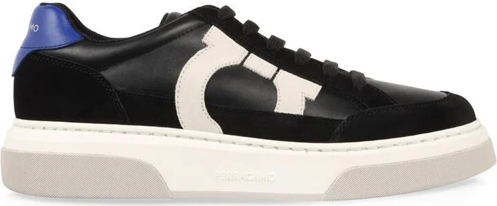 Salvatore Ferragamo Leather Low-Top Sneakers