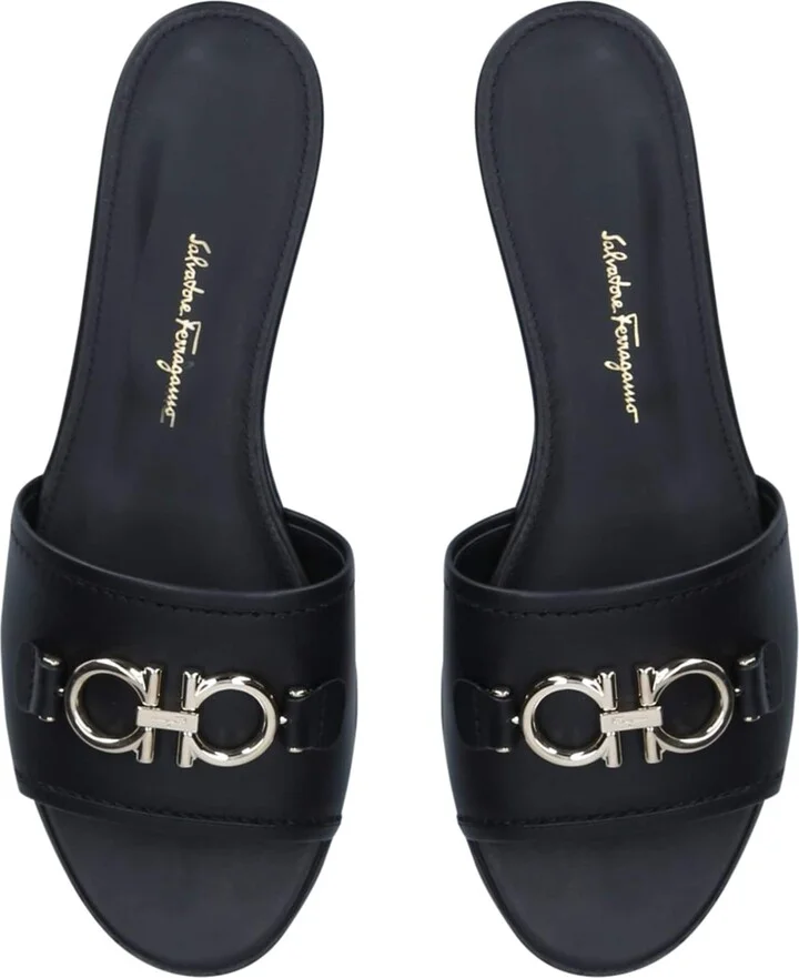 Salvatore Ferragamo Leather Rhodes Sandals - Image 4