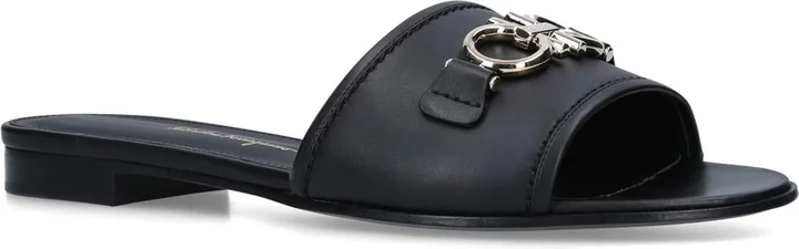 Salvatore Ferragamo Leather Rhodes Sandals