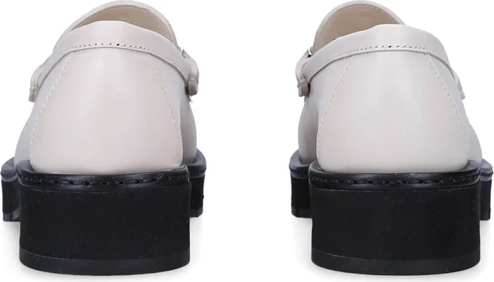 Salvatore Ferragamo Leather Rolo Lug Loafers - Image 2