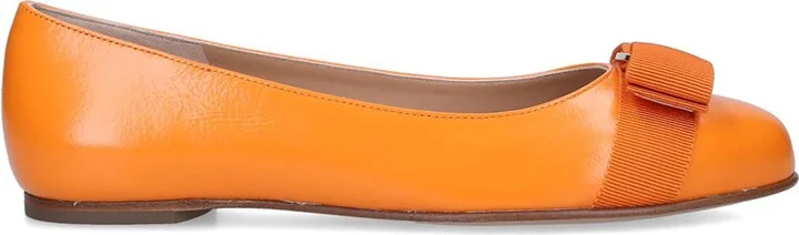 Salvatore Ferragamo Leather Varina Ballet Flats - Image 3