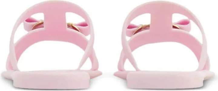 Salvatore Ferragamo Lilou Rubber Slides Shoes - Image 4