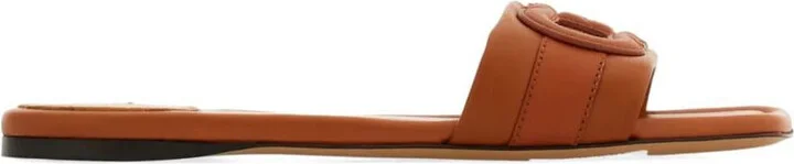 Salvatore Ferragamo Liss Leather Slides Shoes