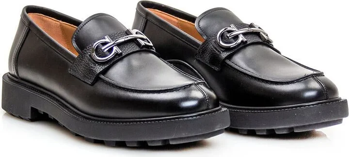 Salvatore Ferragamo Loafers With Gancini Embellishment - Image 2