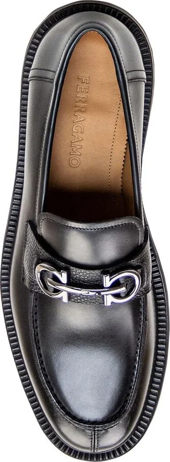 Salvatore Ferragamo Loafers With Gancini Embellishment - Image 4