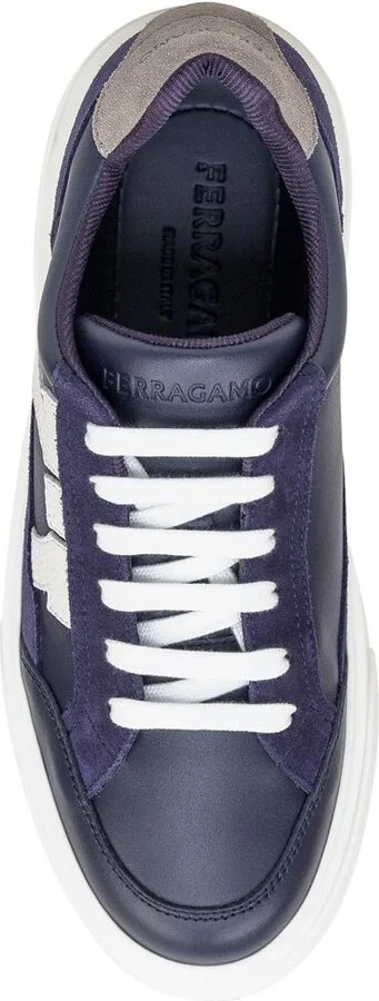 Salvatore Ferragamo Low Sneaker With Gancini - Image 4
