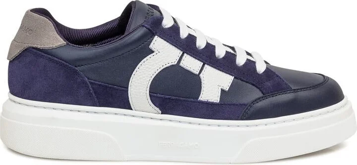 Salvatore Ferragamo Low Sneaker With Gancini