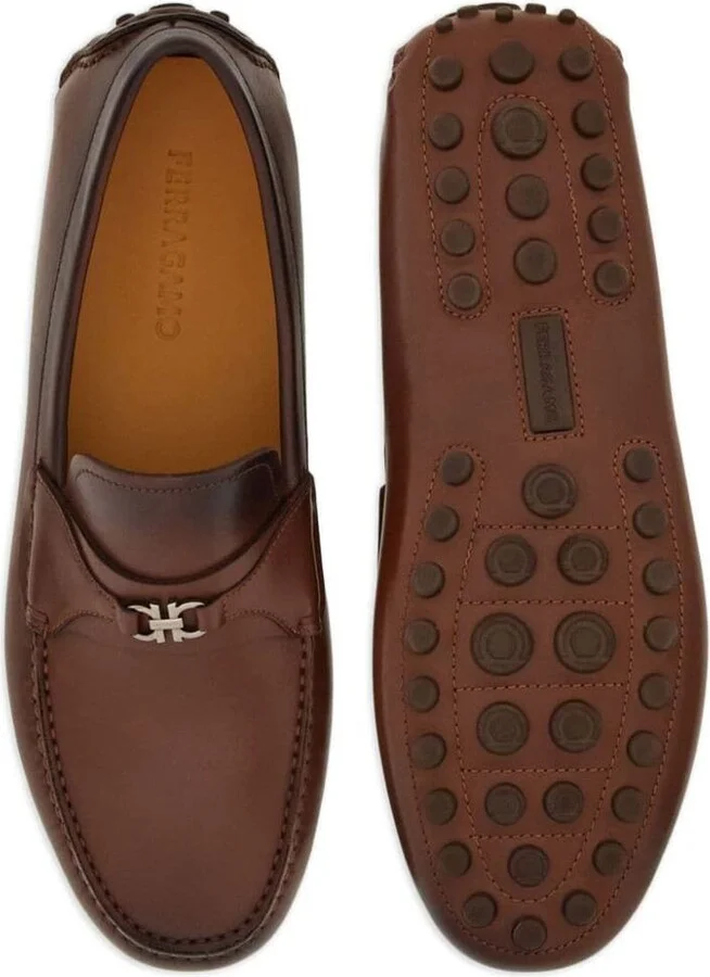 Salvatore Ferragamo Moccasin Drivers Shoes - Image 4