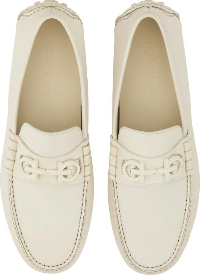 Salvatore Ferragamo Moccasin With Gancini Ornament - Image 5