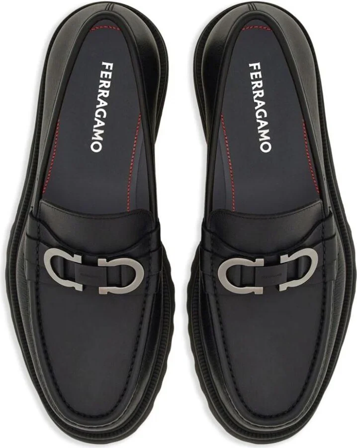 Salvatore Ferragamo Moccasins Ornament Gancini Shoes - Image 3