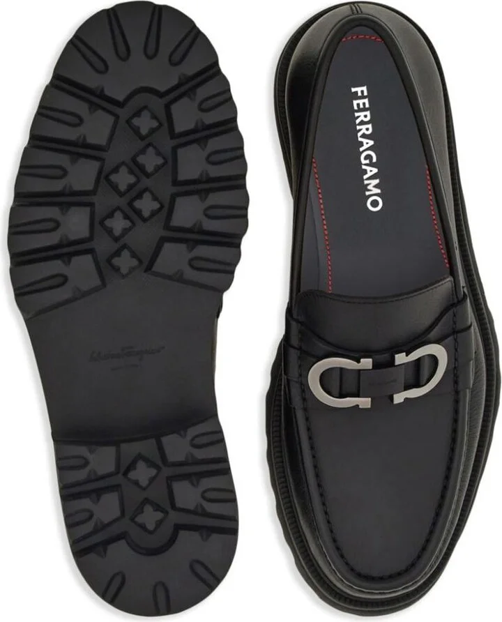 Salvatore Ferragamo Moccasins Ornament Gancini Shoes - Image 4