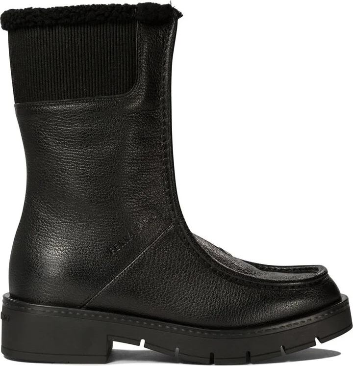 Salvatore Ferragamo "Montse Fur" Ankle Boots