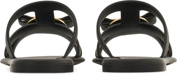 Salvatore Ferragamo New Vara Rubber Slides Shoes - Image 3