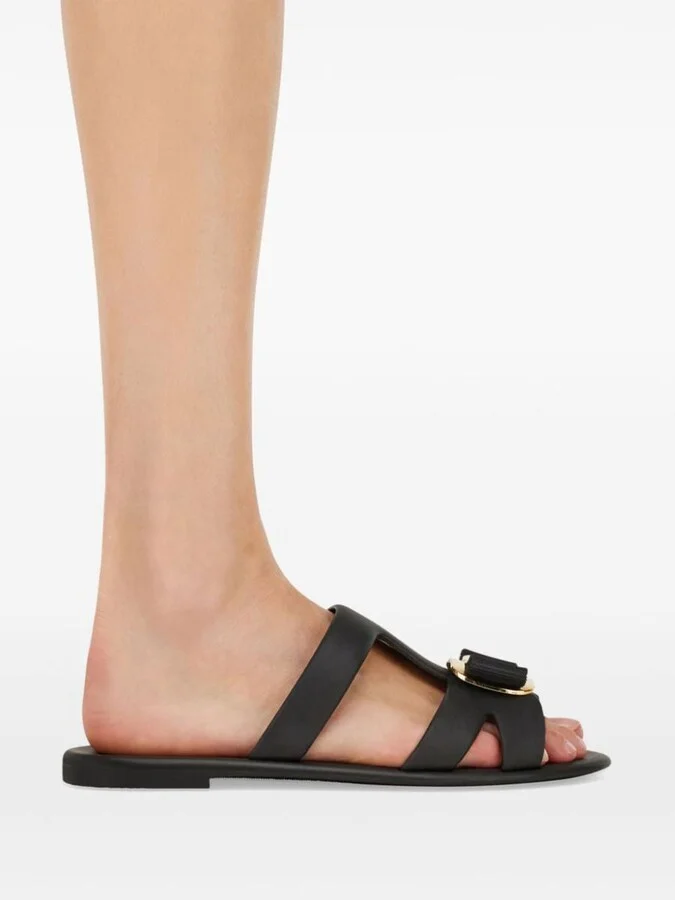 Salvatore Ferragamo New Vara Rubber Slides Shoes - Image 5
