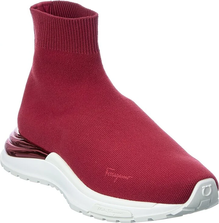 Salvatore Ferragamo Ninette Knit Sock Sneaker