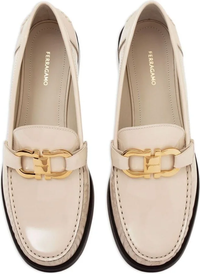 Salvatore Ferragamo Patent Leather Loafers - Image 3