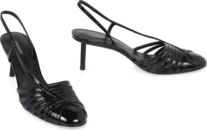 Salvatore Ferragamo Patent Leather Pumps - Image 3