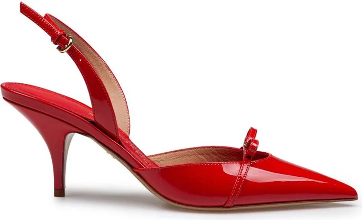 Salvatore Ferragamo Patent Leather Slingback