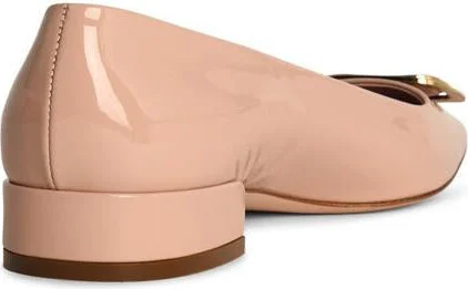 Salvatore Ferragamo Pink Shiny Leather Décollètè - Image 3