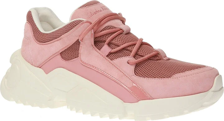 SALVATORE FERRAGAMO Skylar Women's 726300 Desert Rose Sneaker