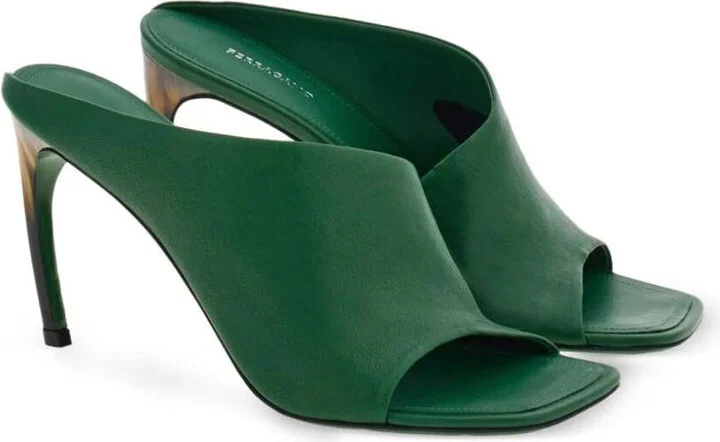 Salvatore Ferragamo Slide Nimphe Incurved Heel Shoes - Image 3
