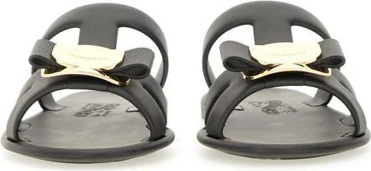 Salvatore Ferragamo Slide Sandal "New Vara" - Image 4