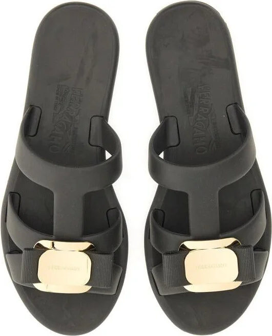 Salvatore Ferragamo Slide Sandal "New Vara" - Image 5