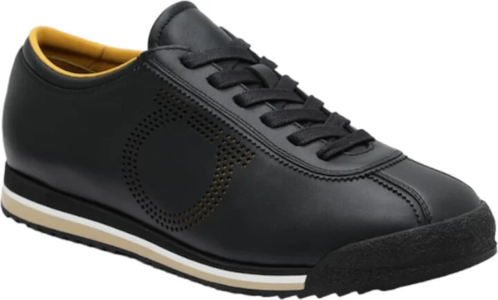 SALVATORE FERRAGAMO Spring Men's 726619 Black Sneaker