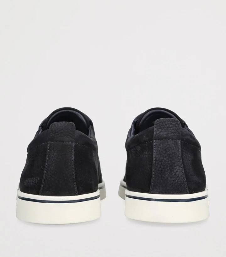 Salvatore Ferragamo Suede Alfie Slip-On Sneakers - Image 2