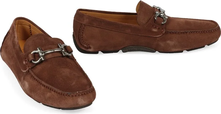 Salvatore Ferragamo Suede Loafers - Image 3