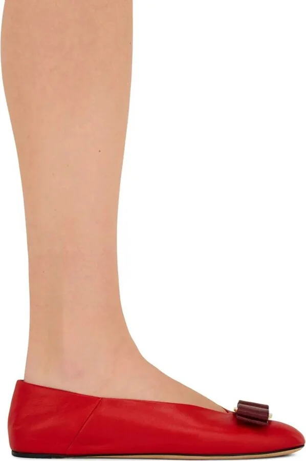 Salvatore Ferragamo Vanna Ballerinas Shoes - Image 3