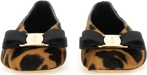 Salvatore Ferragamo "Vara" Ballerina With Bow - Image 4