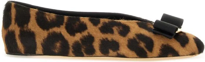 Salvatore Ferragamo "Vara" Ballerina With Bow