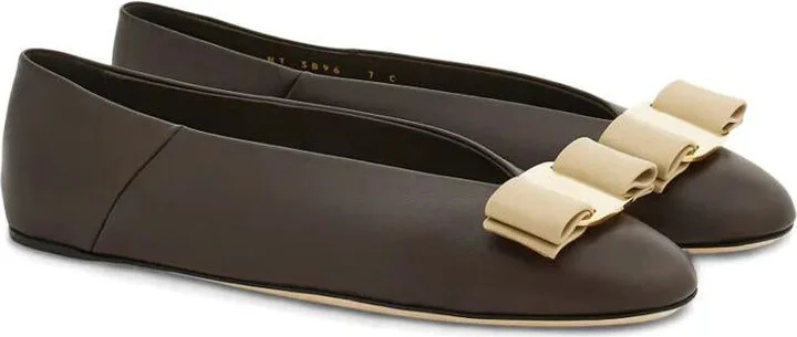 Salvatore Ferragamo Vara Bow Ballerinas Shoes - Image 3