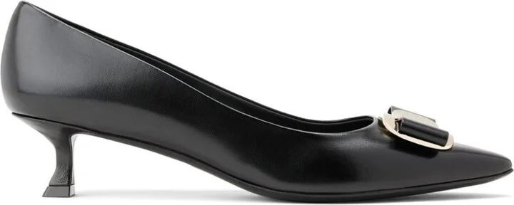 Salvatore Ferragamo Vara Leather Pumps