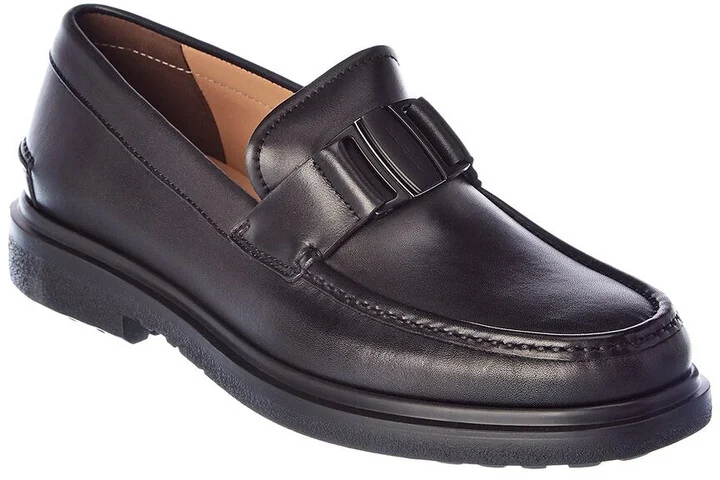 Salvatore Ferragamo Vara Ornament Leather Loafer