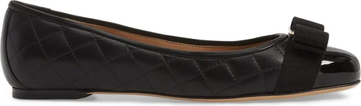 Salvatore Ferragamo Varina Q Quilted Flat - Image 3