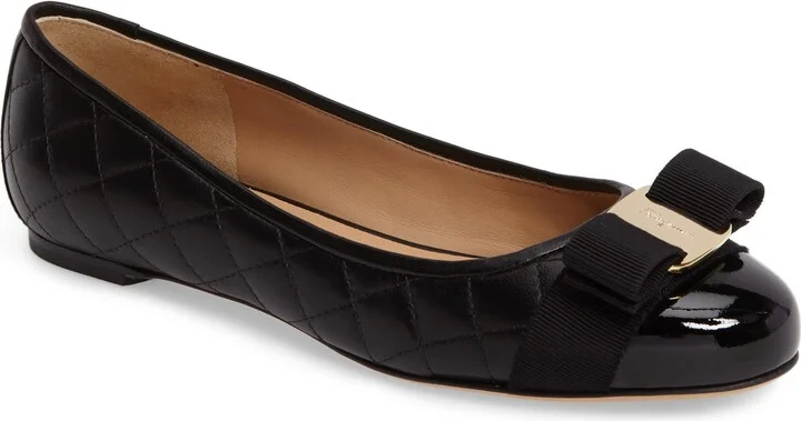 Salvatore Ferragamo Varina Q Quilted Flat