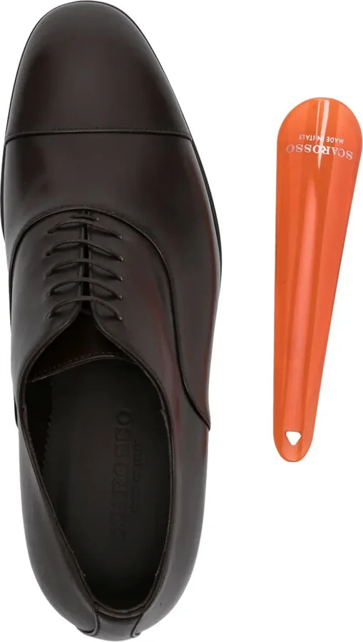 Salvatore leather Oxford shoes - Image 4