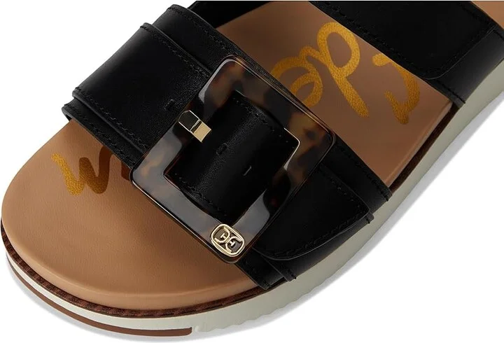 Sam Edelman Adrianna Women's Sandals Black Leather : 5.5 M, Leather/Rubber - Image 7