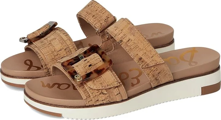Sam Edelman Adrianna Women's Sandals Natural Cork : 9 M, Leather/Rubber