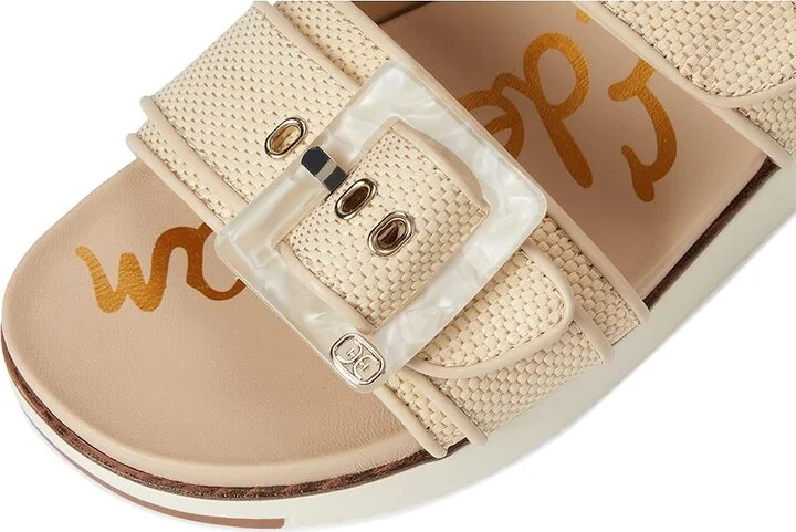 Sam Edelman Adrianna Women's Sandals Sand : 6 M, Leather/Rubber - Image 7