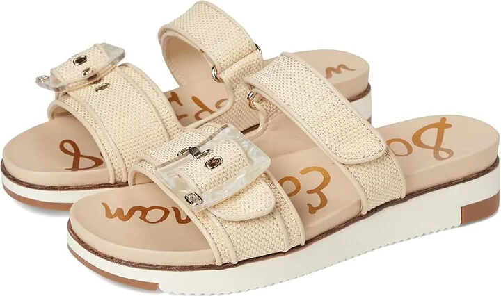 Sam Edelman Adrianna Women's Sandals Sand : 6 M, Leather/Rubber