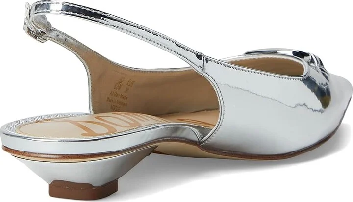 Sam Edelman Aggie Women's Shoes Soft Silver : 8.5 M, Leather/Rubber - Image 4